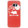 never give up on dreams ladies fitted Samsung Galaxy S7 Edge