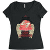 who knows sign language Women's Triblend Scoop T-shirt