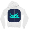 swag blu Zipper Hoodie