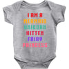 i am a mermaid unicorn kitten fairy princess Baby Bodysuit