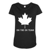 on the eh team Maternity Scoop Neck T-shirt