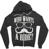 who wants to ride Zipper Hoodie