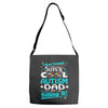 super cool autism dad Adjustable Strap Totes