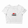 I LOVE MY FATHER Crop Top