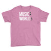 music on world off Youth Tee