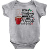 it's a christmas movies and hot chocolate kind of day Baby Bodysuit