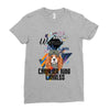 who loves cavalier king charles Ladies Fitted T-Shirt