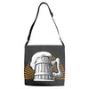 Beer Adjustable Strap Totes