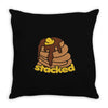 stacked pancakes Throw Pillow