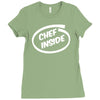 chef cook funny new Ladies Fitted T-Shirt
