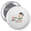 Cute Baby Painter's Mom Love Pin-back button