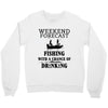fishing funny Crewneck Sweatshirt
