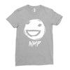 white nmp Ladies Fitted T-Shirt