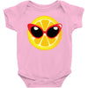 Lemon with Disco Glasses Baby Bodysuit