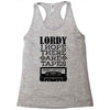 Lordy, I Hope There Are Tapes. Racerback Tank