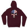 skull u.s.a. back Unisex Hoodie