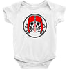 skull woman Baby Bodysuit