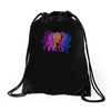 dancing groot Drawstring Bags