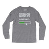 installing muscles please wait Long Sleeve Shirts