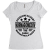 khabib nurmagomedov black logo Women's Triblend Scoop T-shirt