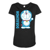 Doraemon Maternity Scoop Neck T-shirt