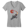 a leaf on the wind Women's V-Neck T-Shirt