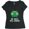 He Will Kill Again Women's Triblend Scoop T-shirt