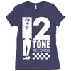 2 tone records Ladies Fitted T-Shirt