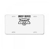 angry beaver License Plate