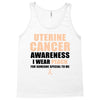 Uterine Cancer Awareness I Wear Peach For Some Special To Me Tank Top