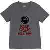 keep calm and kill him V-Neck Tee