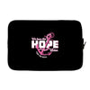 we have this hope breast cancer awareness Laptop sleeve