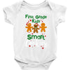 my first grade kids are smart cookies Baby Bodysuit