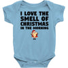 smell of christmas in the morning Baby Bodysuit