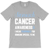 stomach cancer awaneress i wear periwinkle for someone special to me T-Shirt