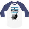 Granddad &amp; Grandson Fishing Partners For Life 3/4 Sleeve Shirt