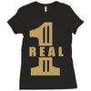 real one Ladies Fitted T-Shirt