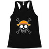 luffy pirate flag Racerback Tank