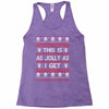 emo gothic ugly christmas sweater. Racerback Tank