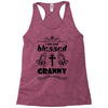 I Am One Blessed Granny Racerback Tank