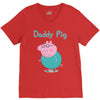 peppa pig  daddy pig V-Neck Tee