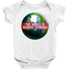 the world is always spinnin Baby Bodysuit