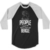 The More People I Meet The More I Love My Beagle Gifts 3/4 Sleeve Shirt