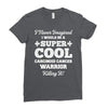 i never imagined i would be a super cool carcinoid cancer warrior kill Ladies Fitted T-Shirt