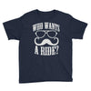 who wants to ride Youth Tee