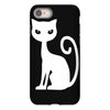 white cat funny iPhone 8