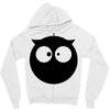 ghost burung Zipper Hoodie