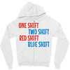 one shift two shift red shift blue shift Zipper Hoodie