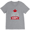 frisk cop leo police wife V-Neck Tee