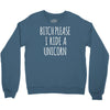 b please unicorn Crewneck Sweatshirt